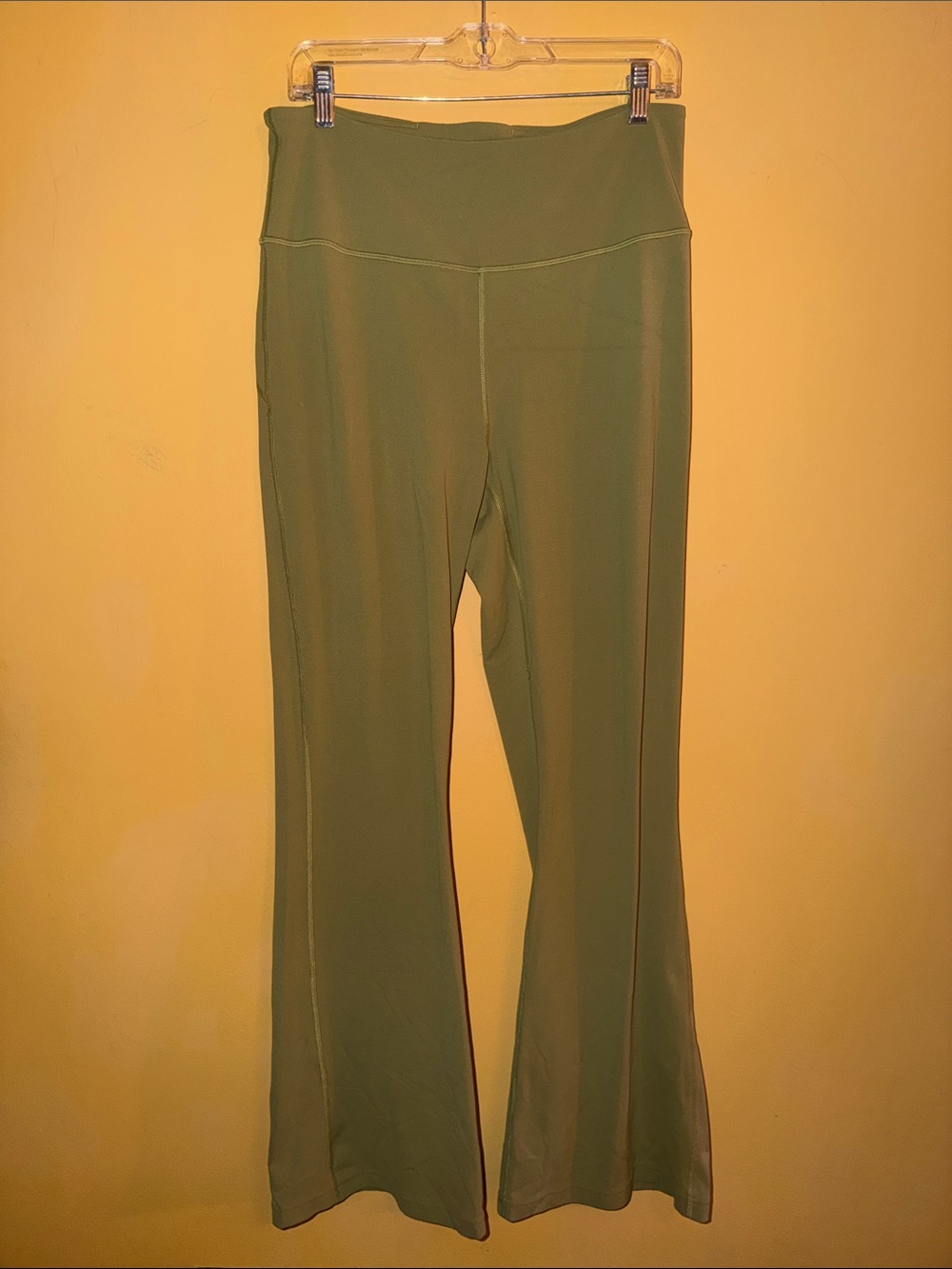 lululemon athletica Olive Green Boot-Cut Flare Pants